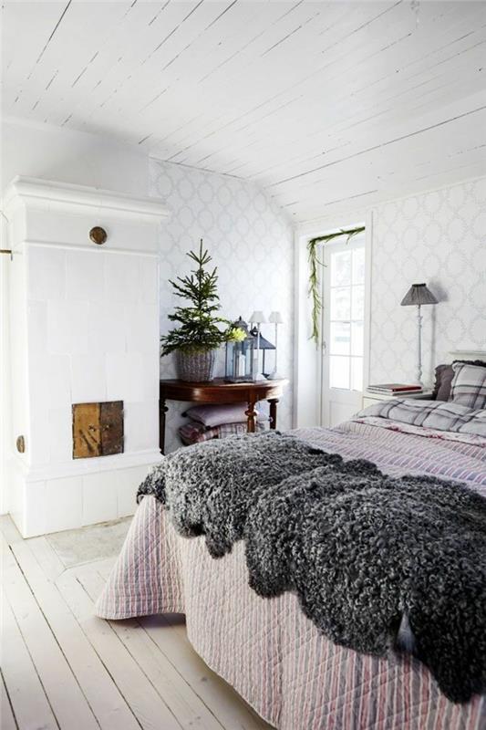 0-spálňa-škandinávska atmosféra-švédsky-nábytok-svetlo-béžová-parketová posteľ