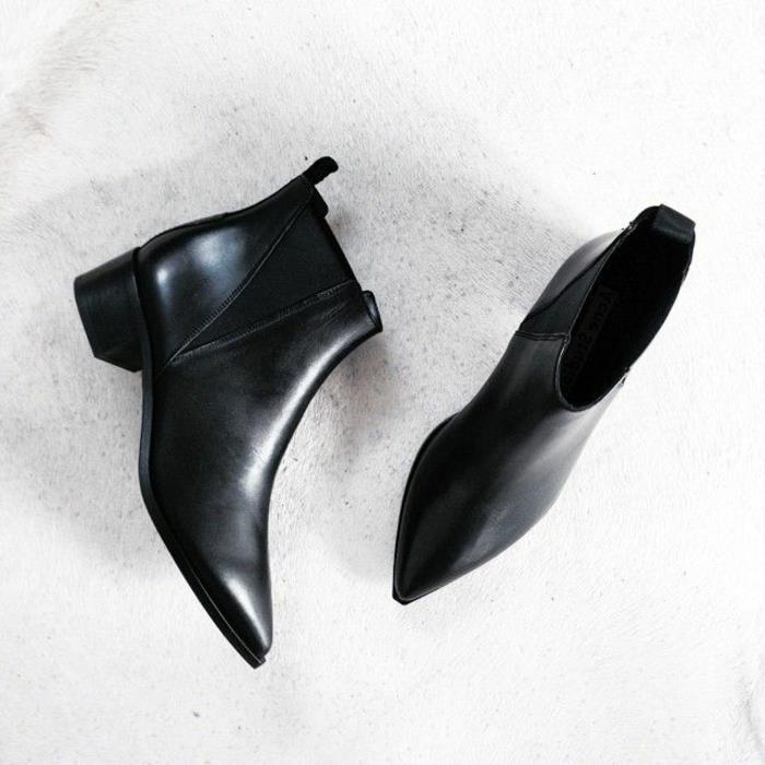 0-جزمة-سوداء-عصرية-نسائية-شتاء -2015-حذاء-أسود