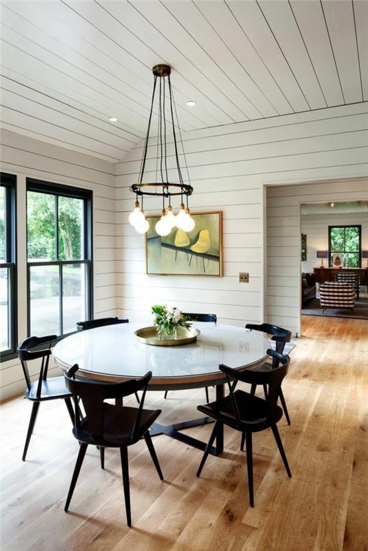 0-kompletná-jedáleň-conforama-jedáleň-podlaha-vo-svetle-parkety-a-stoličky-a-kuchynský stôl