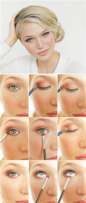 00-naučte sa, ako na make-up-modré-oči-očné tiene-makeup-ružové-pery