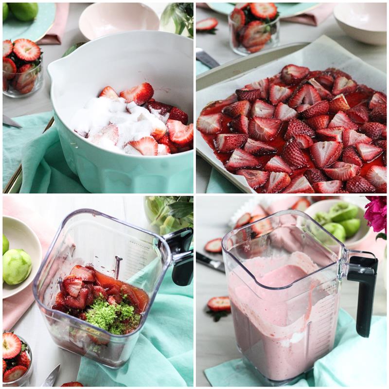 Hemmagjord glass utan glassmaskin glass utan glassmaskin enkelt och snabbt recept jordgubbe och lime glass