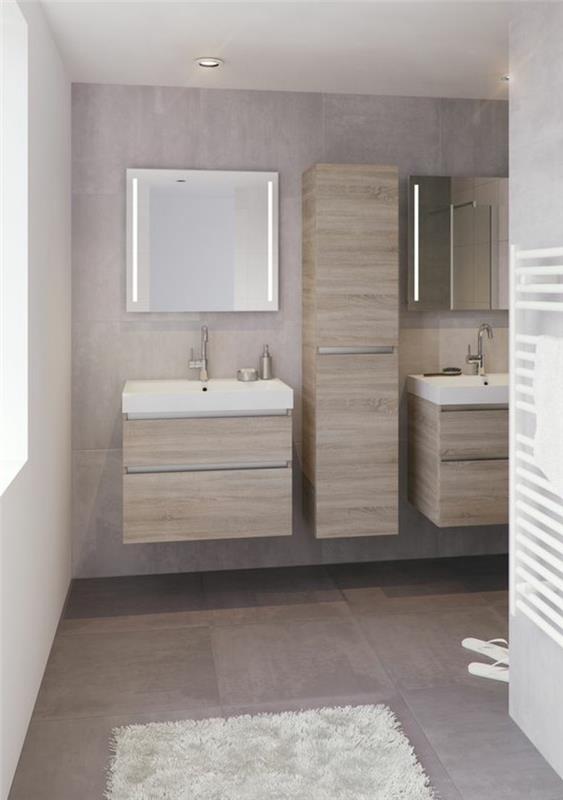 1-kúpeľňa-stĺpček-vo-svetle-dreve-béžovej-kachľovej-kúpeľni-zrkadlovej stene