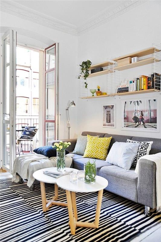 1-hur-att-välja-den-vackraste-alinea-mattan-för-vardagsrummet-med-vita-svarta-ränder-soffbord