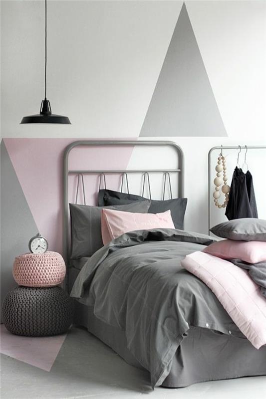 1-hur-att-införliva-grå-och-rosa-färger-i-modern-tonåring-flicka-rum