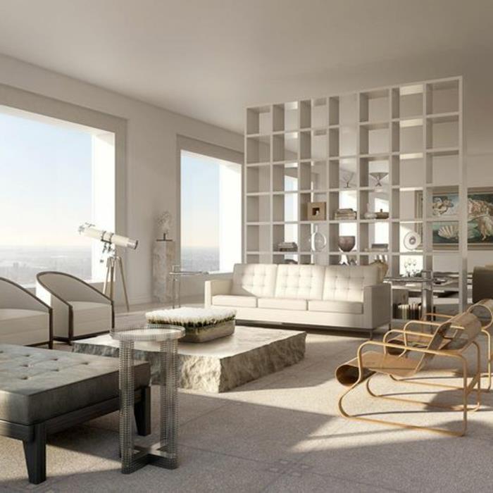 1-interiör-432-Park-Avenue-New-York-skyskrapor-new-york-lägenhet-loft-beige-möbler