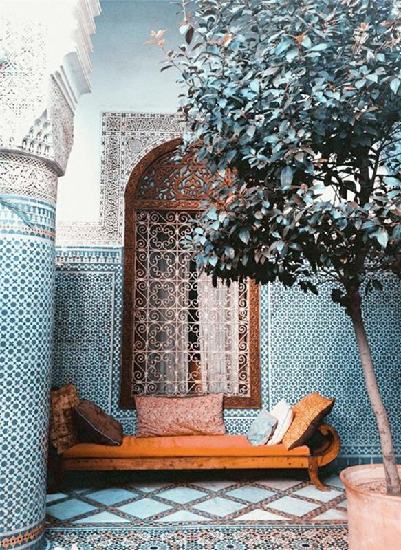 1-جميلة-مغربية-غرفة جلوس-عصرية-مغربية-داخلية-أثاث-بني-أريكة-جلدية