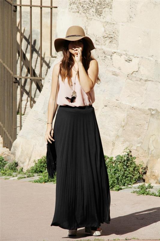 1-lång kjol-svart-för-sommaren