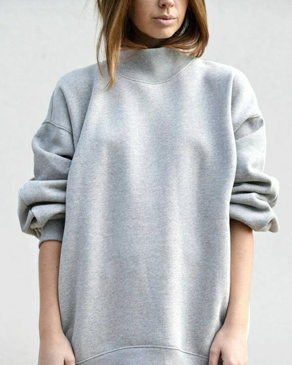 1-elegant-grå-tröja-kvinna-mode-brun-hår-trend