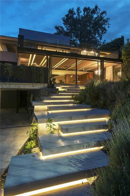 1-utomhusbelysning-trädgård-stig-grön-växter-exteriör-dekoration-samtida-hus