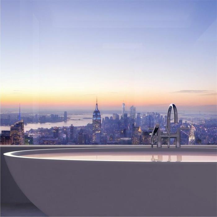 1-magnifik utsikt-från-badrum-loft-lägenhet-432-Park-Avenue-New-York