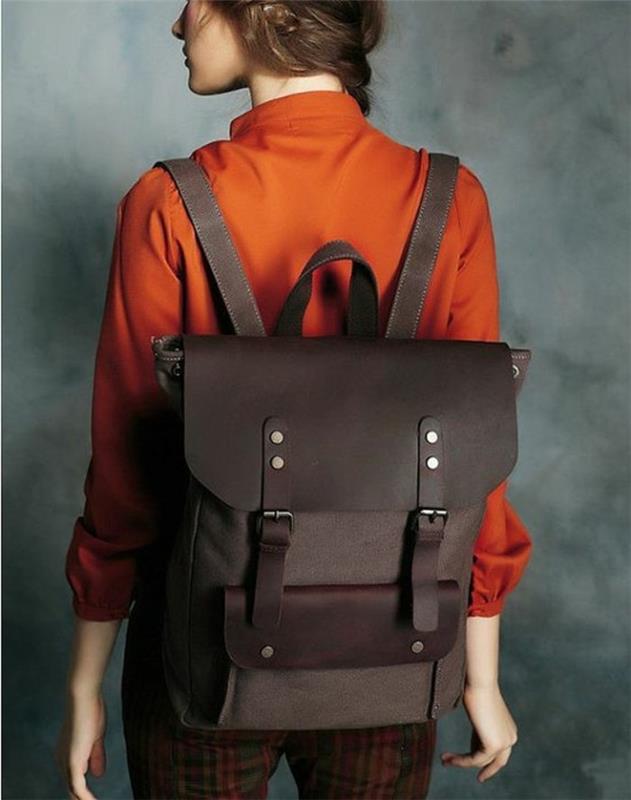 1-trendig-ryggsäck-brun-läder-ryggsäck-billig-ryggsäck