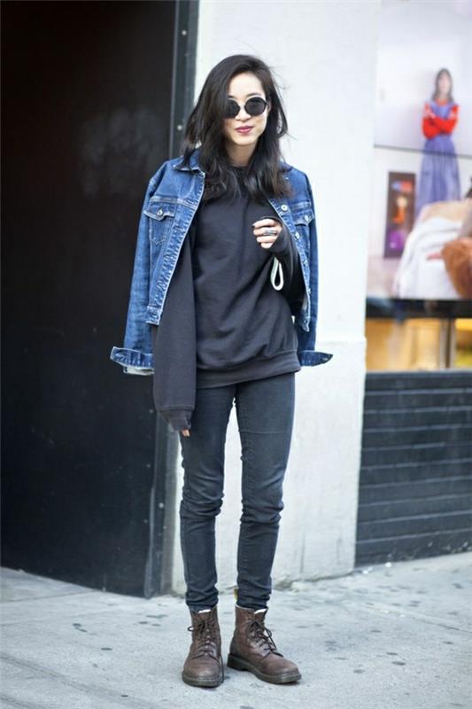 1-svart-tröja-kvinna-denim-svart-jeans-jeansjacka