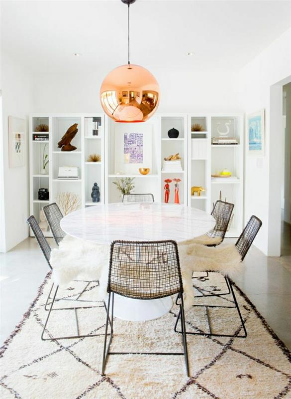 1-kök-bord-i-marmor-smidesjärn-stol-för-vardagsrummet-boll-ljuskrona