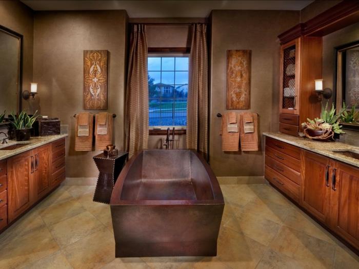 model-priestranný-kúpeľňový nábytok-drevená-kúpeľňa-sklad-drevo-vaňa-do-kameňa-nápad-dlaždice-kúpeľňa-v-porcelánovom-kameninovom-exotickom-prostredí