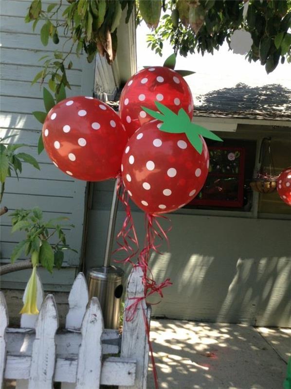 26-bunt fruktformade ballonger