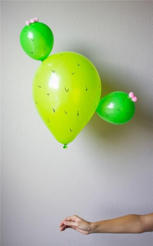 51-ballonger för födelsedag i grönt