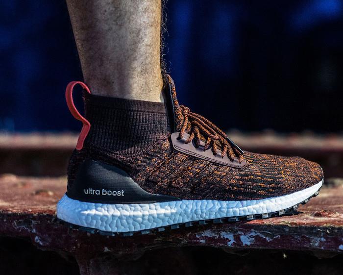 trendy pánsky basketbal Adidas Ultraboost X All Terrain hnedé vysoké topy leto 2018