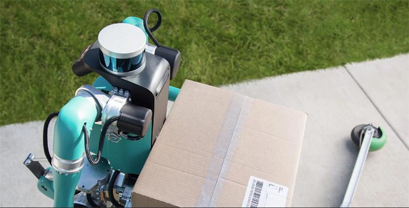 Digit -roboten som utvecklats av Ford och Agility Robotics kan leverera paket till bostäder självständigt