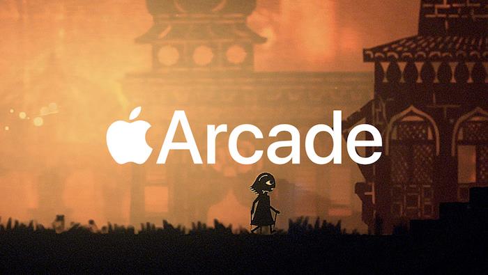 Illustration av den nya prenumerationstjänsten för videospel som erbjuds av Apple och presenteras på Apple Keynote 2019