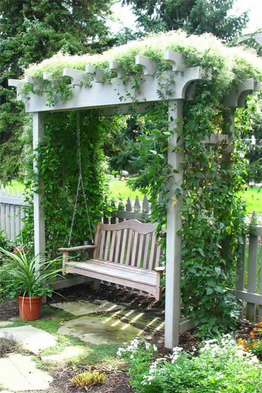 Swing-swing-in-the-green-garden