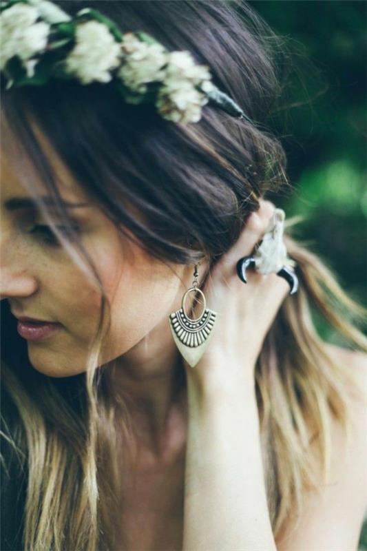 Örhängen-original-kreativa-idéer-vacker-boho-blomma-krans