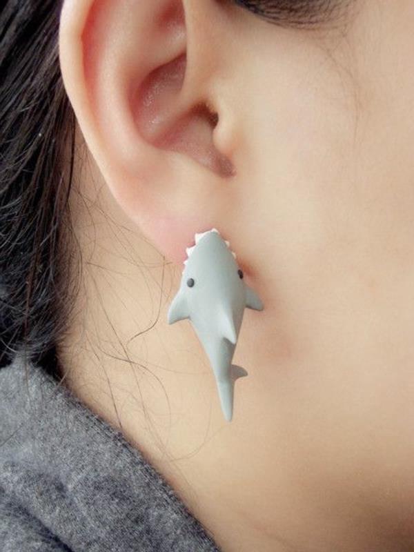 Original-haj-örhängen-kreativa-idéer-cheurque-qui-eater-the-ear