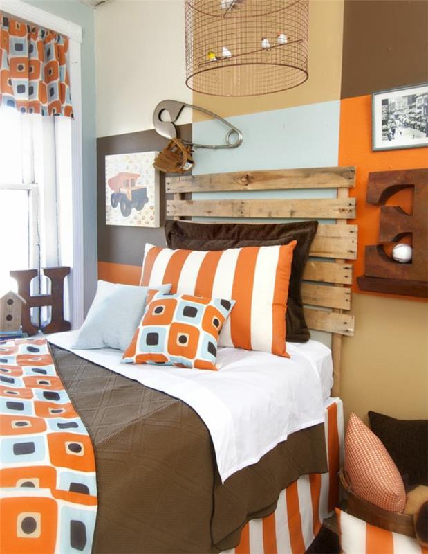 Karamelová farba-interiér-kreatívna myšlienka-posteľ-hlava-postele-orgeuille