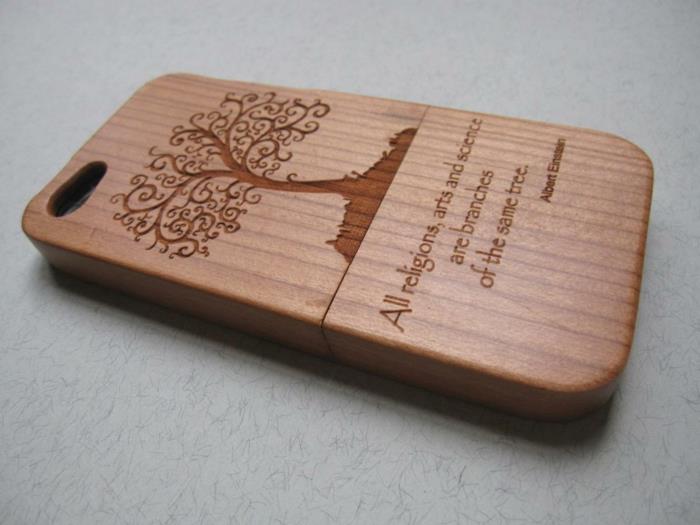 Personalizované drevené puzdro na iphone 5s