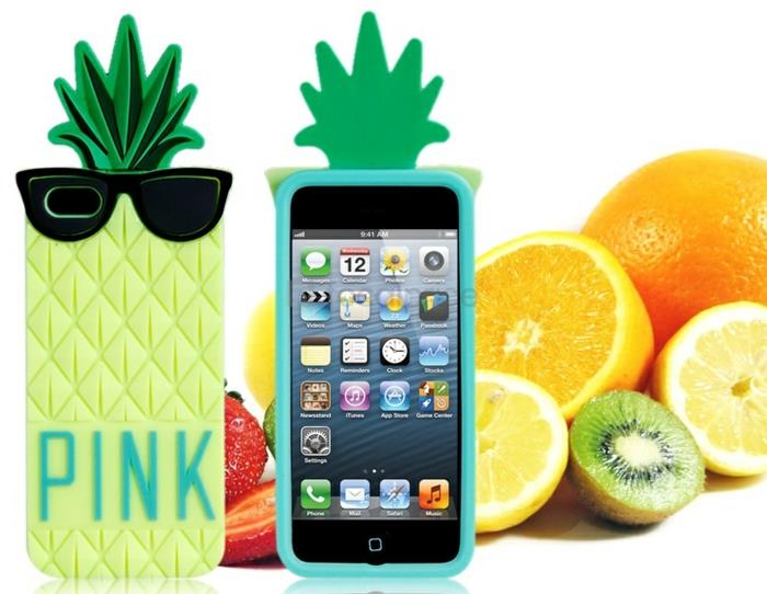 Púzdro Pink-Pinapple-Ananas-Personalizované-iPhone-5s