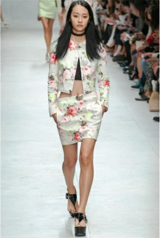 Beskuren-blommig-tryck-stretch-bomull-jacka-RUNWAY-mode-prêt-à-porter