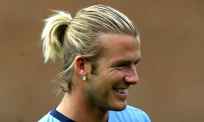 David-Beckham man bollar frisyr för män