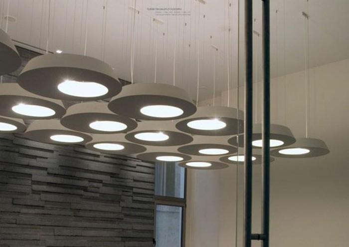 Veľkosť dekorácie-elegantné-stropné-žiarovky-okrúhle-kancelársky-štýl