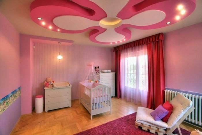 Veľkosť dekorácie-strop-veľký-kvet-ruža-detská izba