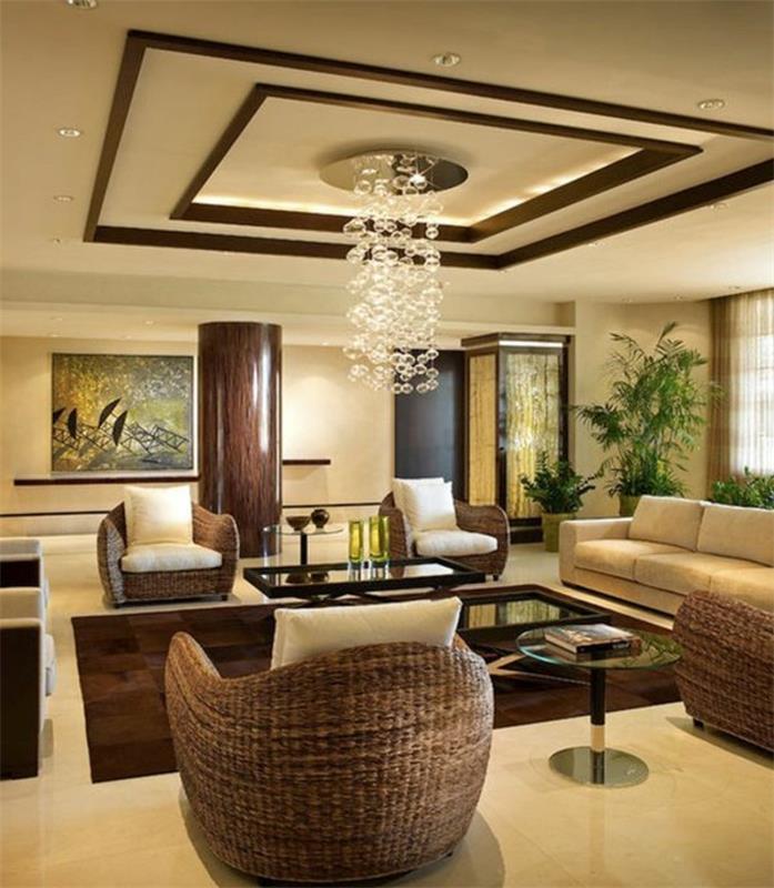 Veľkosť dekorácie-stropného nábytku-v-ratane-atmosféra-relax