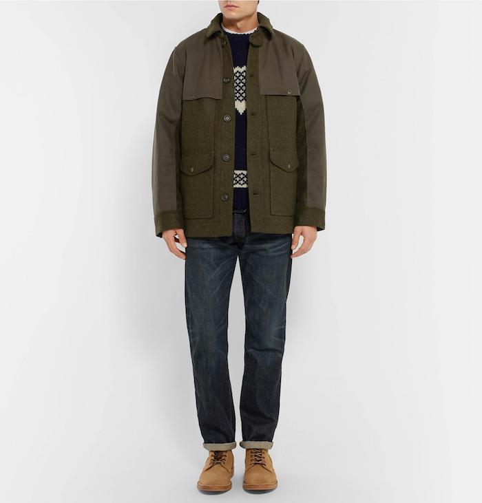 khaki hunter style ull filson jacka