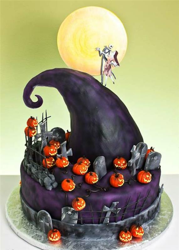 Dekorera-pumpa-Halloween-dekoration-tårta-läskigt-dekorera-festligt