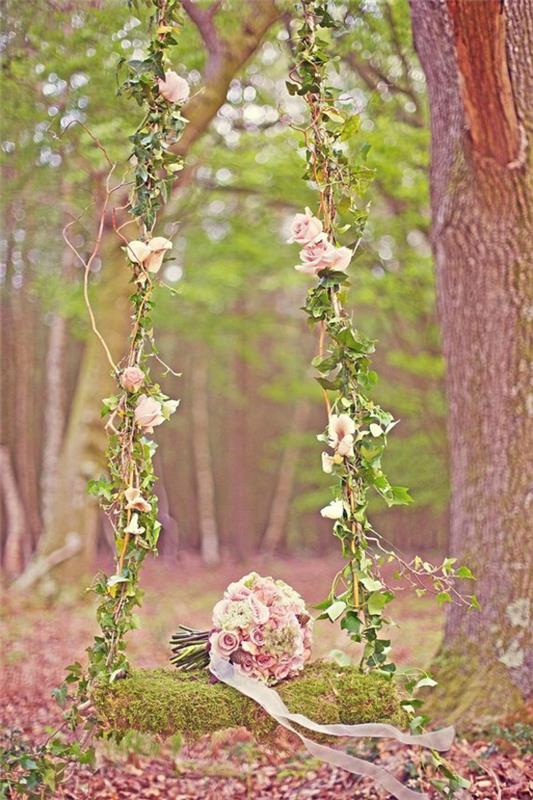 The-garden-swing-swing-outside-wedding-bridal-bouquet