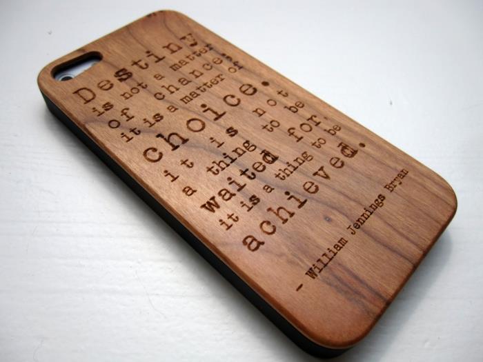 Personalizované drevené puzdro na iphone 5c