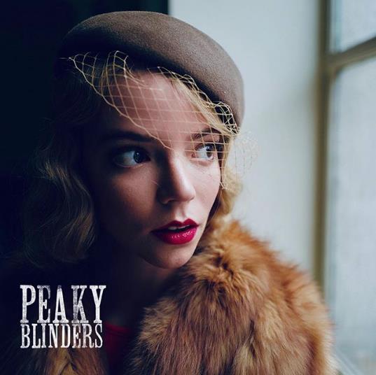 obrázok radosti Anya Taylora v sérii Peaky Blinders obsadenej v roku 2019