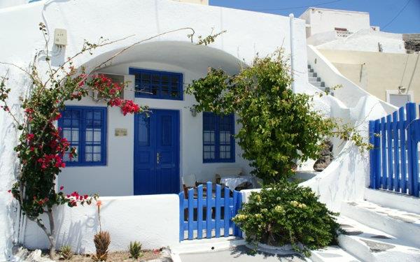 Veľkosť Thira-Haus-in-Santorini bola zmenená