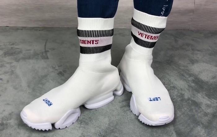 X Reebok Sock Runner biele oblečenie ako módne tenisky 2018 trendových mužov
