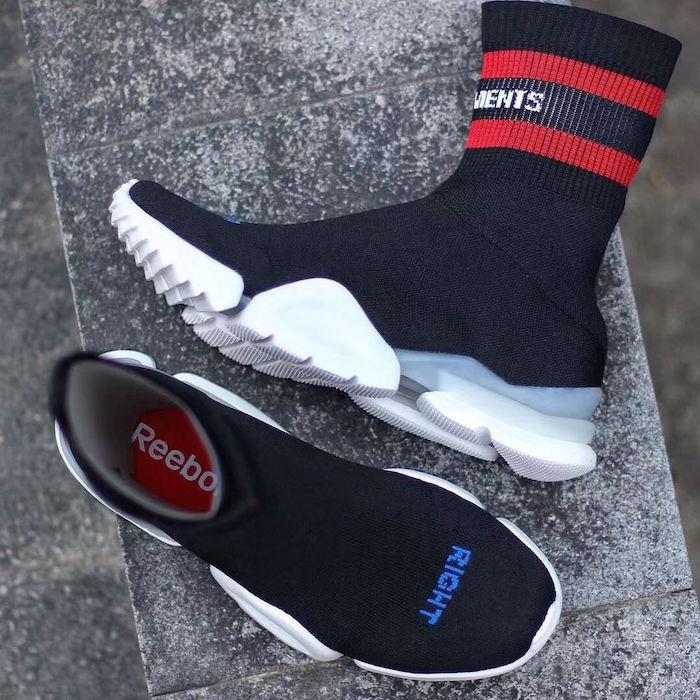 kde nájsť oblečenie X Reebok Sock Runner na fotografiách trendovej pánskej obuvi a ponožiek