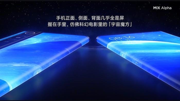 Xiaomi Mi MIX Alpha má priestorový displej, ktorý pokrýva 180,6% jeho povrchu