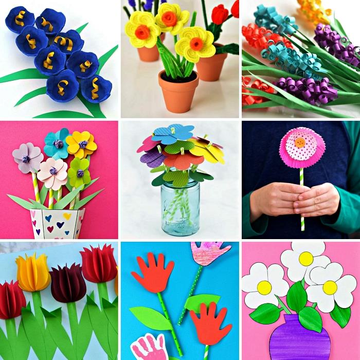 Vyrobte si DIY z papiera alebo plsti na výrobu kvetov, urobte darček ku Dňu matiek s deťmi v materskej škole