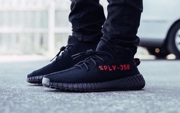 2017 kany west Adidas Yeezy Boost 350 v2 červeno čierny pánsky basketbal