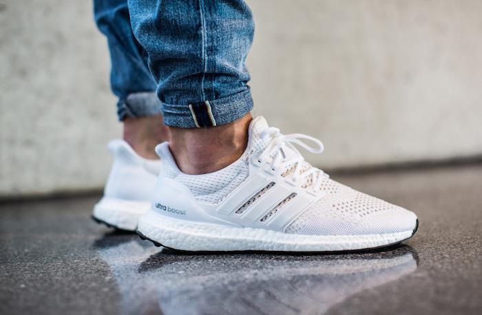 basketbalový trend muž 2017 2018 Adidas Ultraboost biela módna letná ľahká obuv