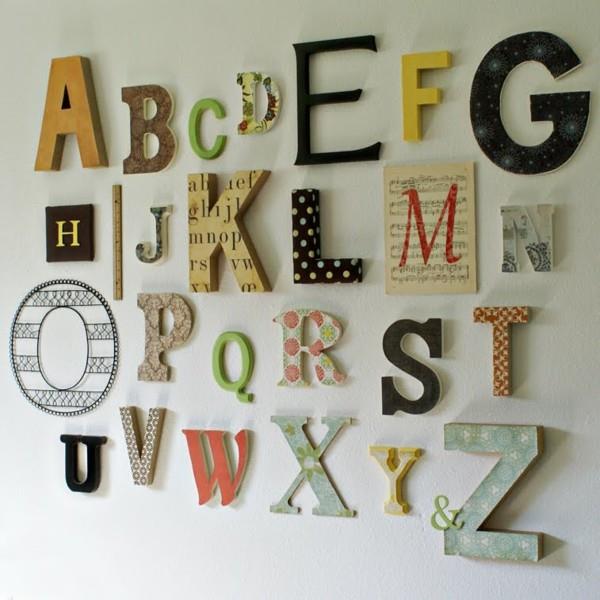 abeceda-písmeno-dekoratívna-nástenná maľba