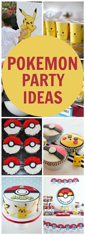 narodeninová torta, pokemon party, pokéball muffiny, ako upiecť tortu, papierový pokémon