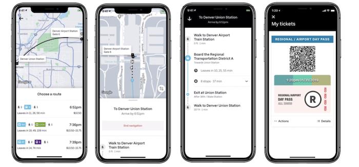 Förutom att slå samman sina tjänster till en enda applikation, utökar Uber sin information till kollektivtrafik