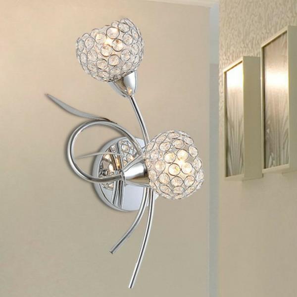kristall-led-läs-vägglampa